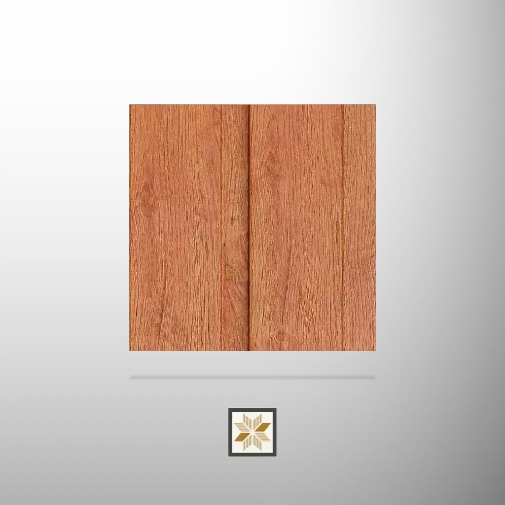 8x0.41 feet | 12 mm Brown Wood louvers (suitable for Bathroom, Bedroom, Hotel, Kitchen, Living Room, Office, Restaurant, TV Cabinet, Wardrobe) | LV-23810-0