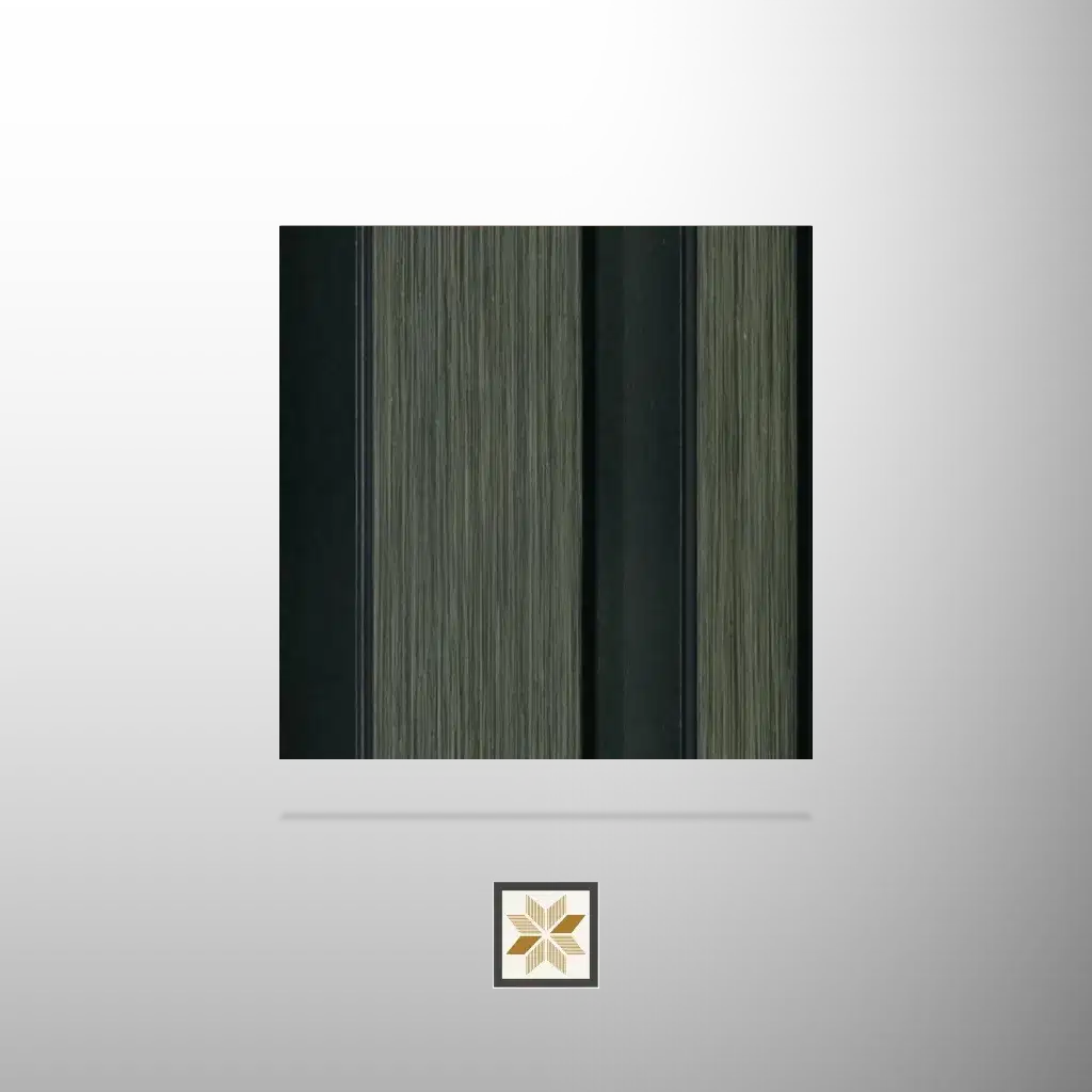 8x0.41 feet | 12 mm Brown Wood louvers (suitable for Bedroom, Feature Wall, Kitchen, Living Room, Office) | LV-24189-0