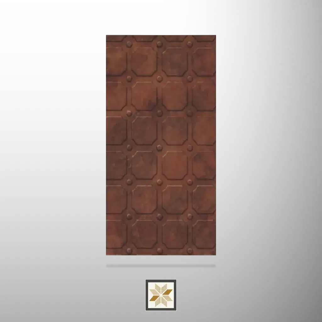 8x2 feet | 2 mm Brown Patterned louvers (suitable for Bedroom, Hotel, Kitchen, Living Room, Office, Restaurant, TV Cabinet, Wardrobe) | LV-24219-0