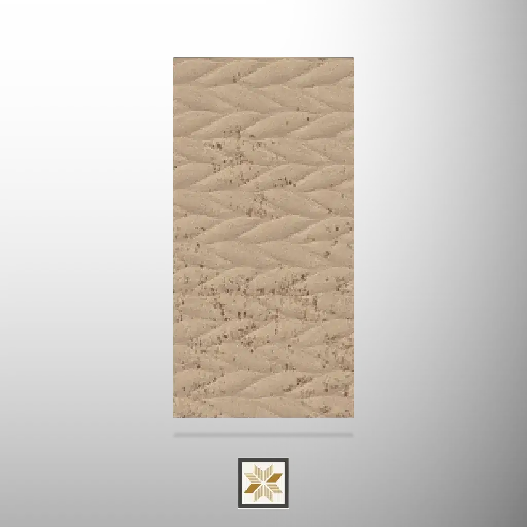 8x2 feet | 2 mm Brown Patterned louvers (suitable for Bedroom, Hotel, Kitchen, Living Room, Office, Restaurant, TV Cabinet, Wardrobe) | LV-24247-0