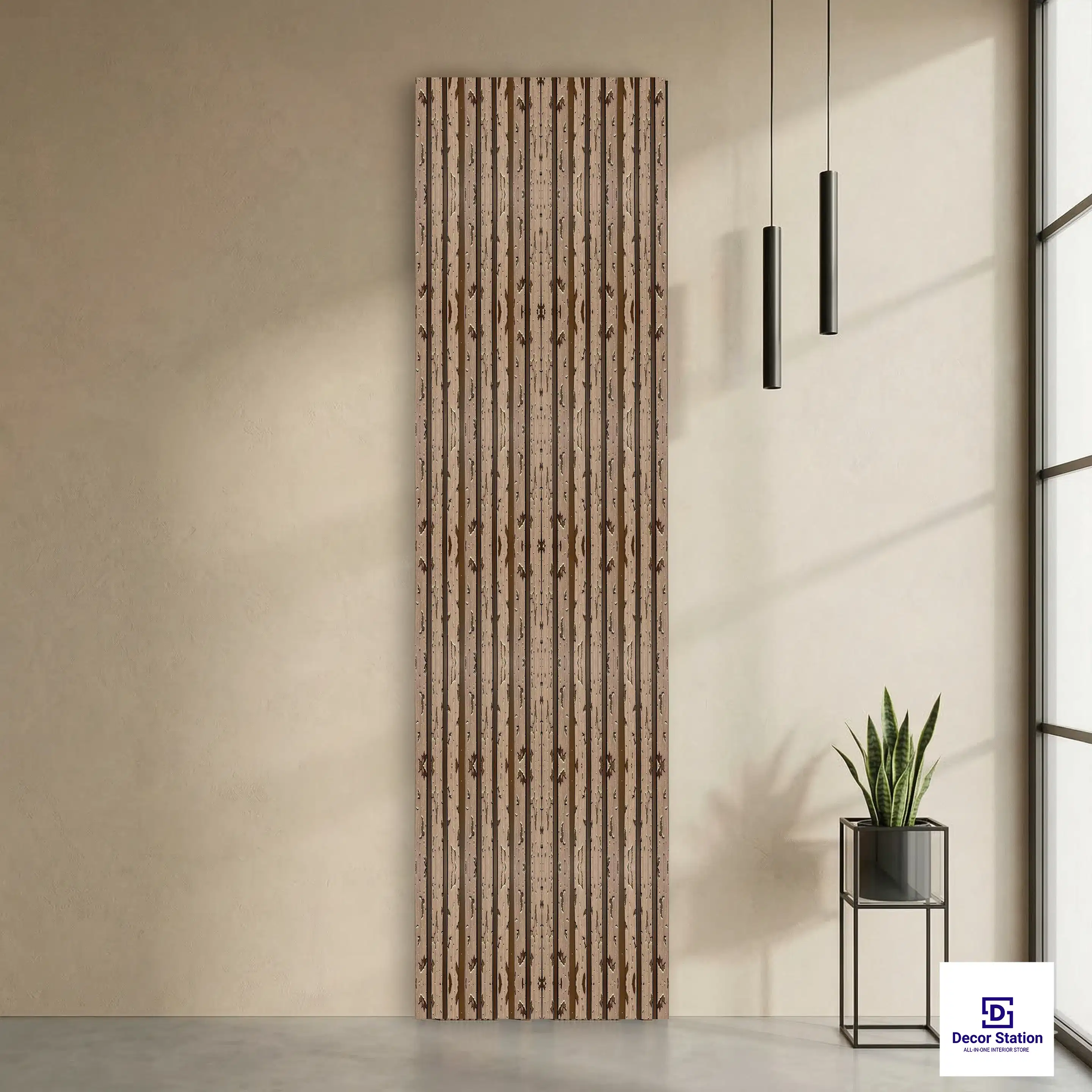 MN-9588 Patterned Matte 9.5x0.4 ft 11mm Wall Panel | PN-53124-B-0