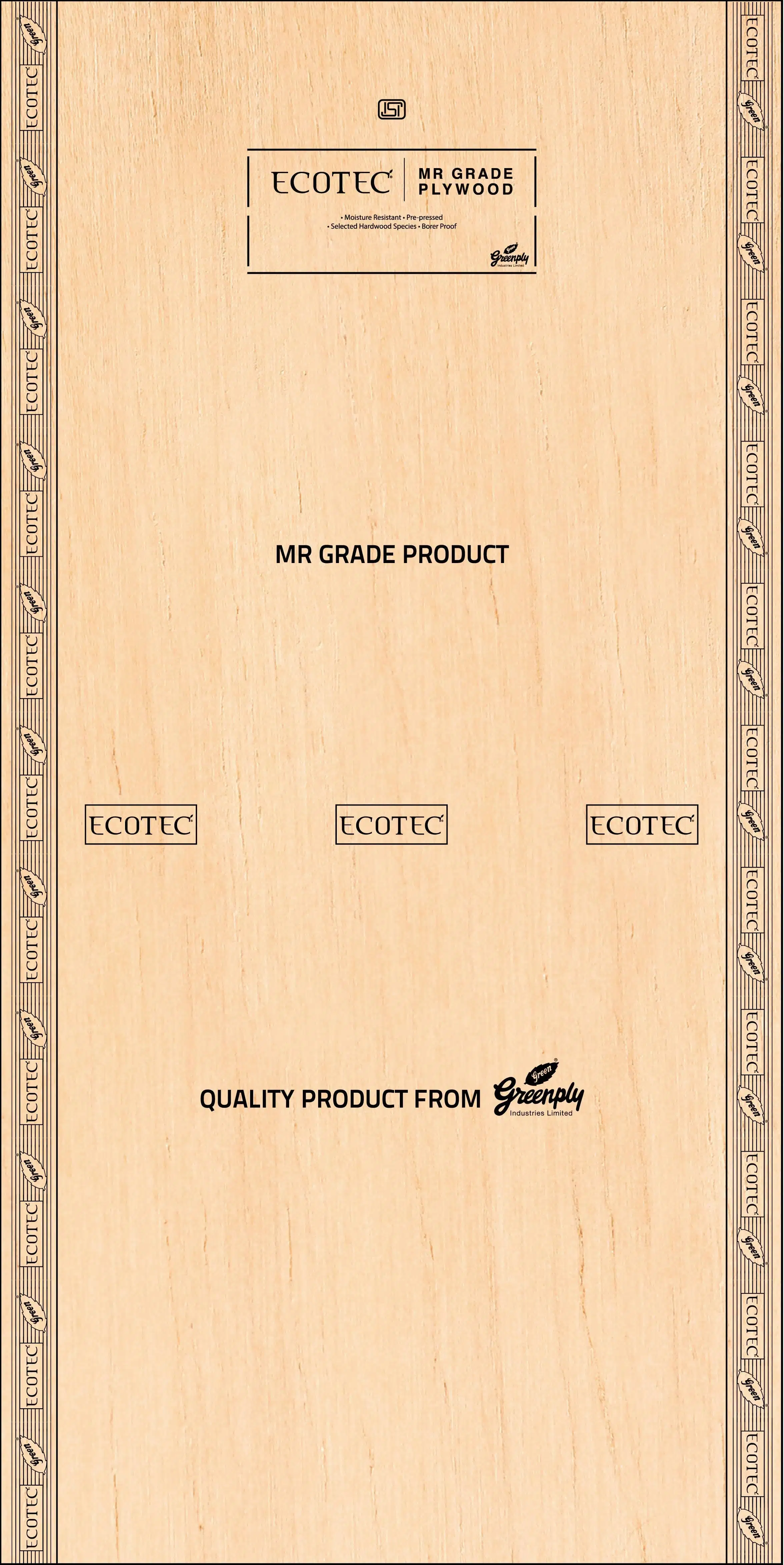 Eucaliptus Green Ecotec Brown Plywood (7x4 feet,19 mm) : PB-35835-B-0