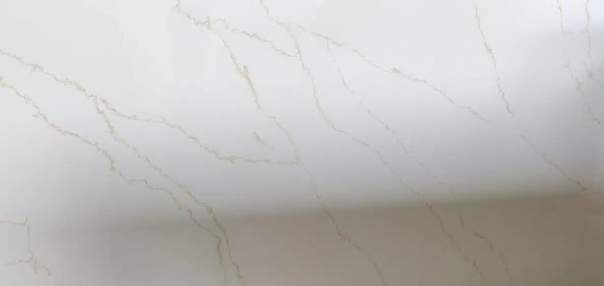 QRS-41132 White Milano Gold Quartz (3200x1600 mm,20 mm) | Use case in Kitchen, commercial-0