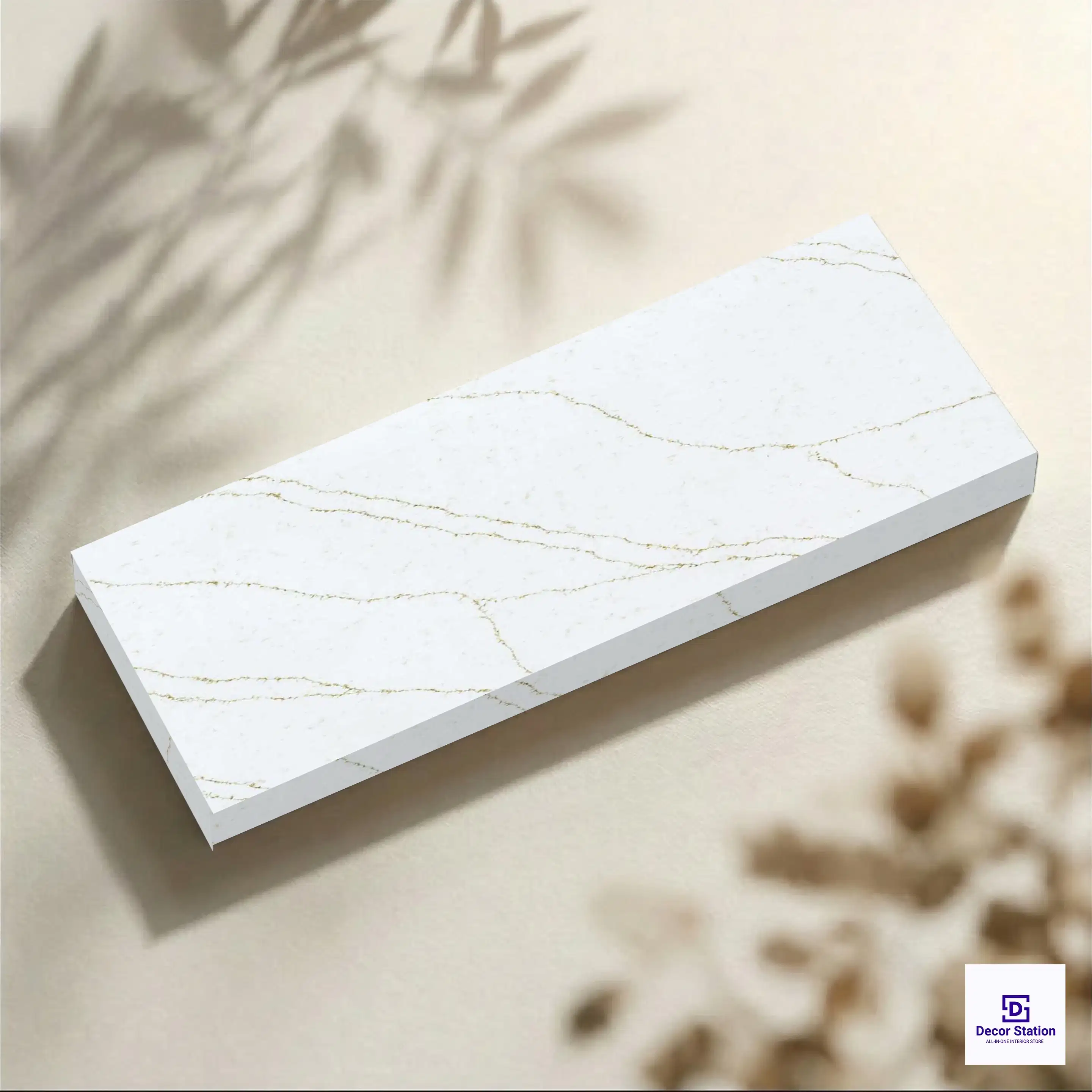 Cuarzo Divine Gold | PL-191-4 Quartz (3250x1620 mm, 20 mm) | QRS-53823-B-0
