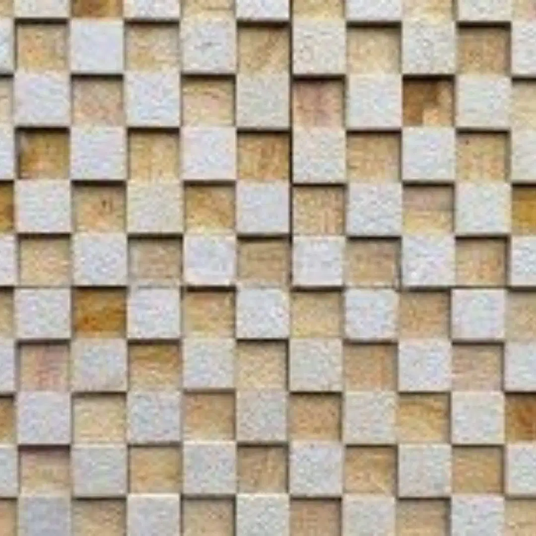 SC-52595 Yellow Oxi Mix Wall clading (300x300 mm)-0