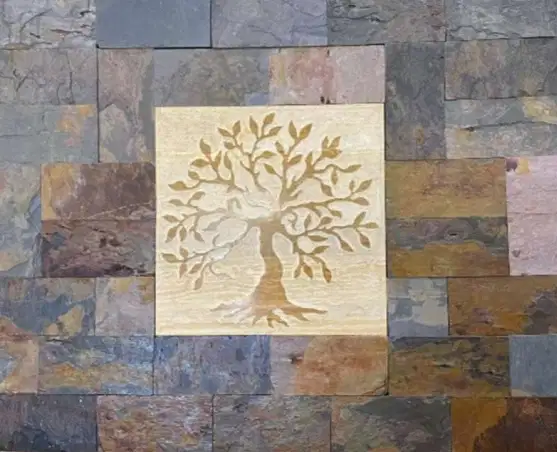 SC-52630 Brown Multi Colour Slate Wall clading (304.8x152.4 mm)-0