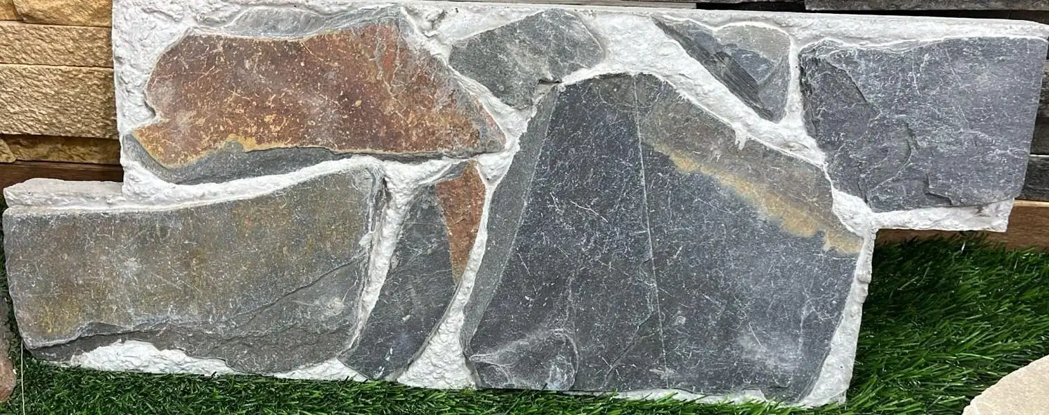 SC-52641 Grey Multi Random Wall clading (457.2x203.2 mm)-0