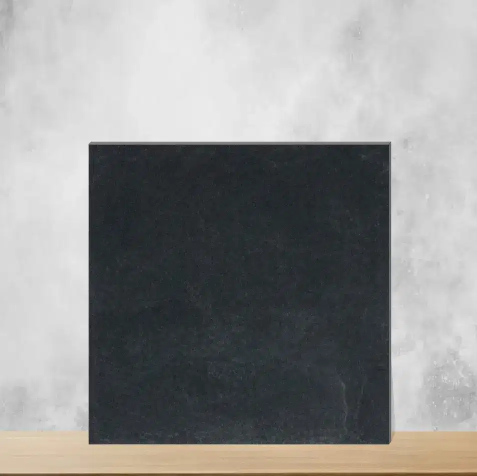 Solana Base 2 Bianco Black Matt Square Tiles TL-1209-C (8x8 inch | 8 mm)-0