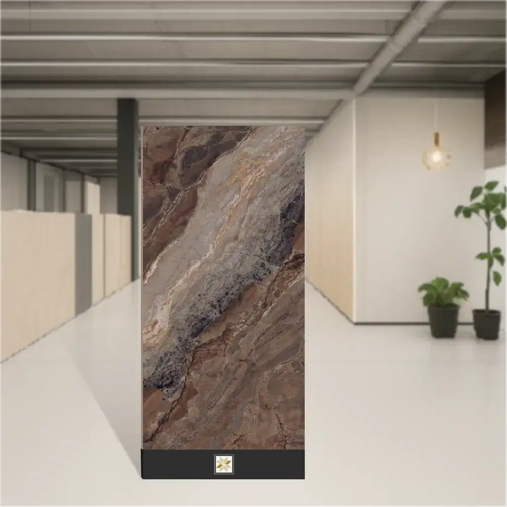 Marbles & Stones Rectangular Tiles TL-1211 (5.3x2.7 feet | 9 mm)-0