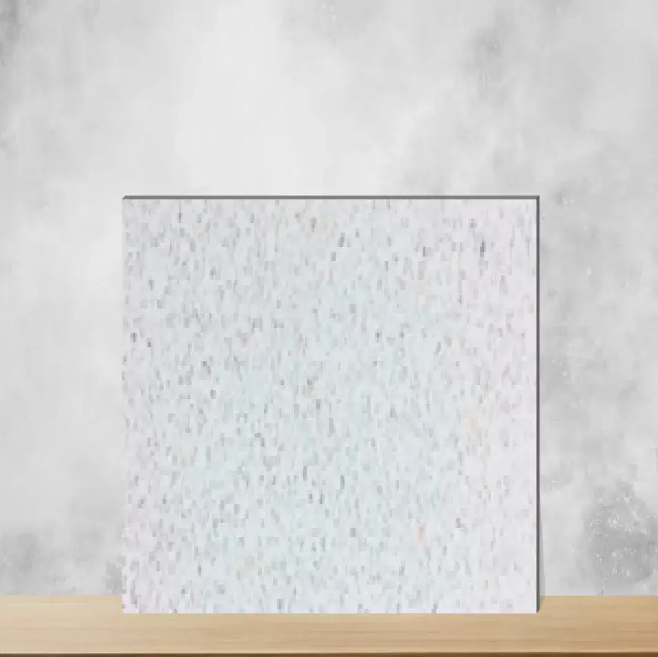 Athangudi Mezra Border Piece Lotus Crest Classic Handmade Tiles Matt Rectangular Tiles TL-122-B (10x5 inch | 25 mm)-0