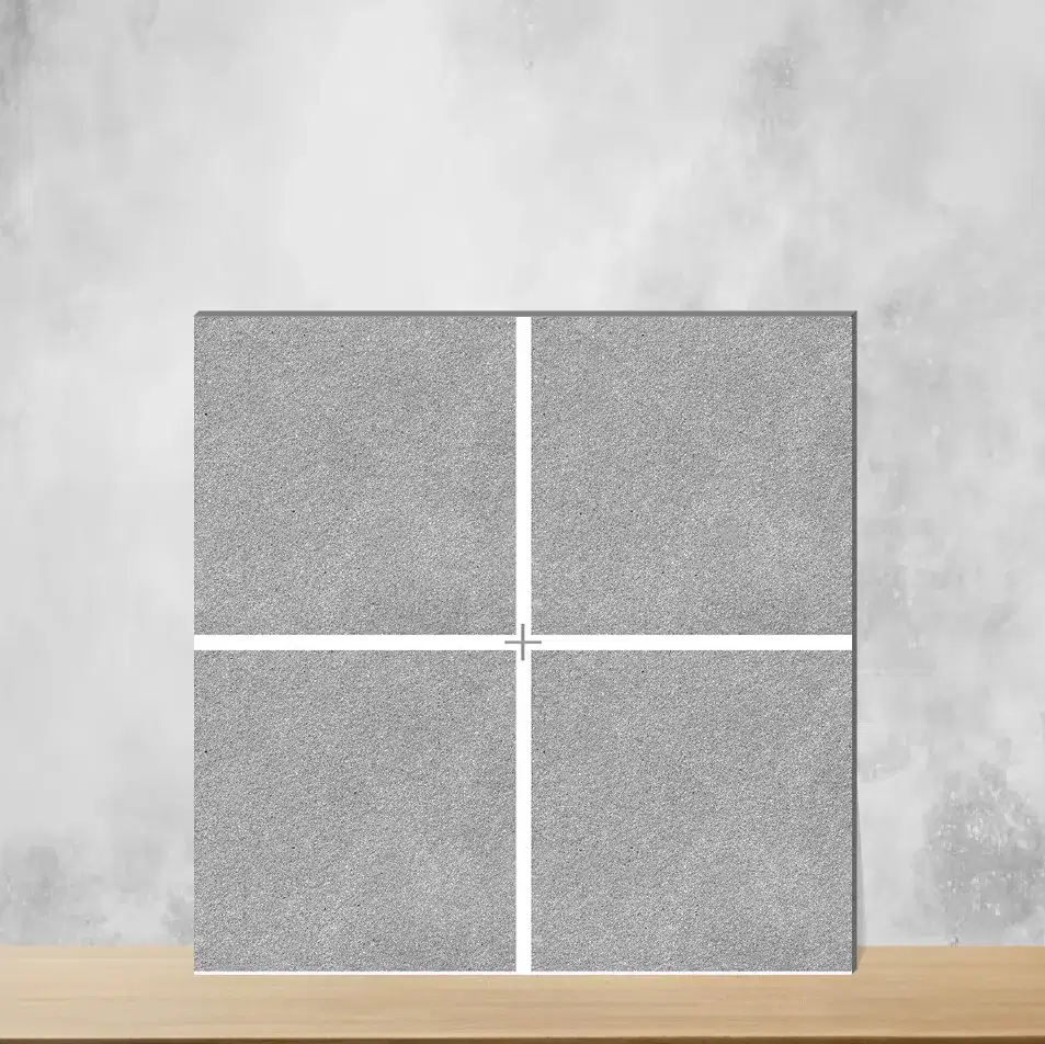 Vitrified Strada Tars Grey Marbles & Stones Matt Square Tiles TL-1689-E (20x20 inch | 12 mm)-0