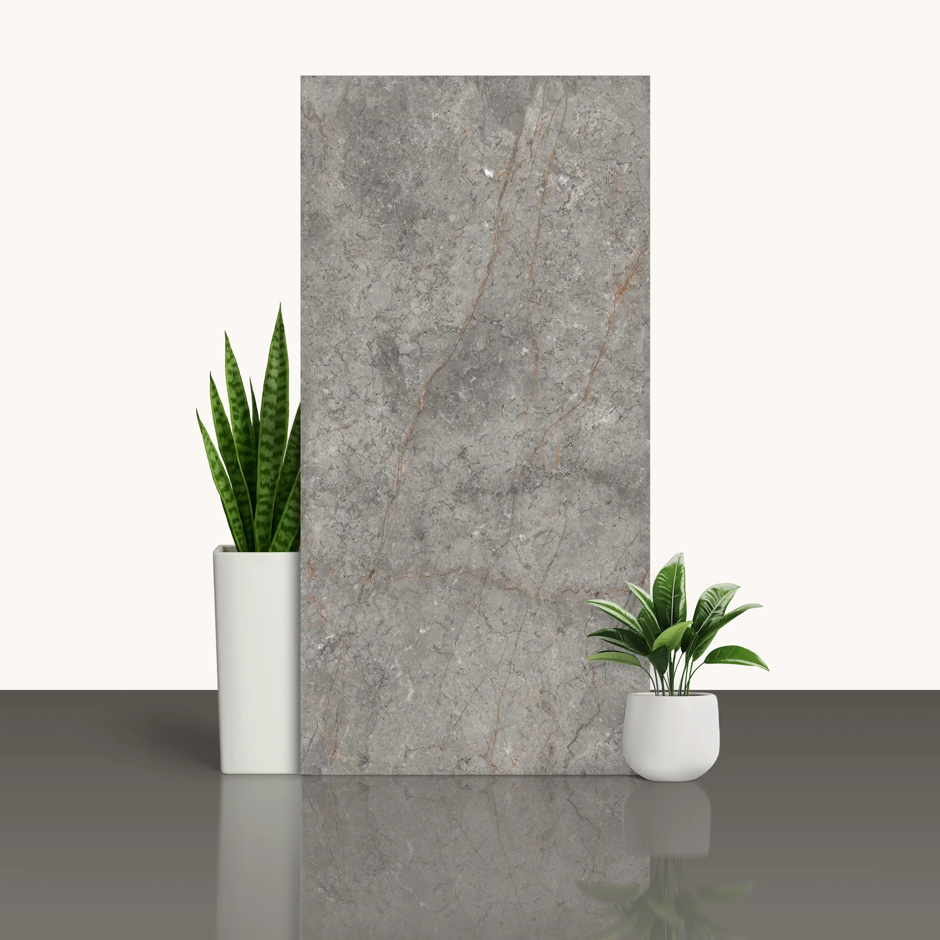 Vitrified Marblis Storm Cloud Marbles & Stones Glossy Rectangular Tiles TL-1805 (4x2 feet | 9 mm)