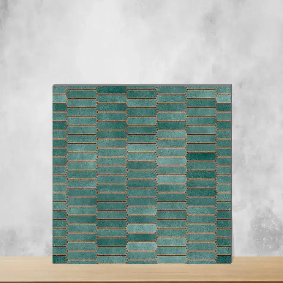 Ceramic Pencil Kitkat Solara French Blue Glossy Rectangular Tiles TL-2011-B (24x12 inch | 9 mm)-0