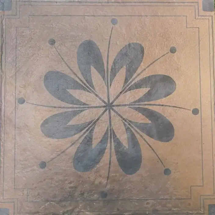 Vitrified Amber Marbles & Stones Matt Square Tiles TL-2050-B (16x16 inch | 12 mm)-0