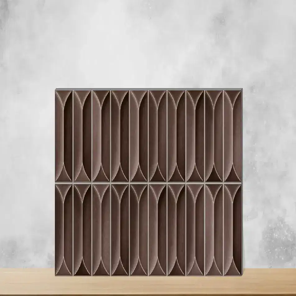 Ceramic Capsule Solara Berlin Brown Glossy Rectangular Tiles TL-2311-B (24x12 inch | 9 mm)-0