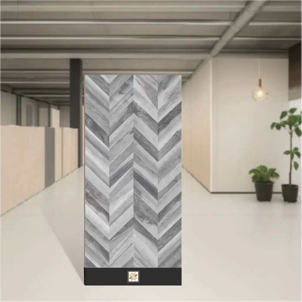 Vitrified Mokuzai Charcoal Mist Wooden Effect Matt Rectangular Tiles TL-3247-B (4x2 feet | 9 mm)-0