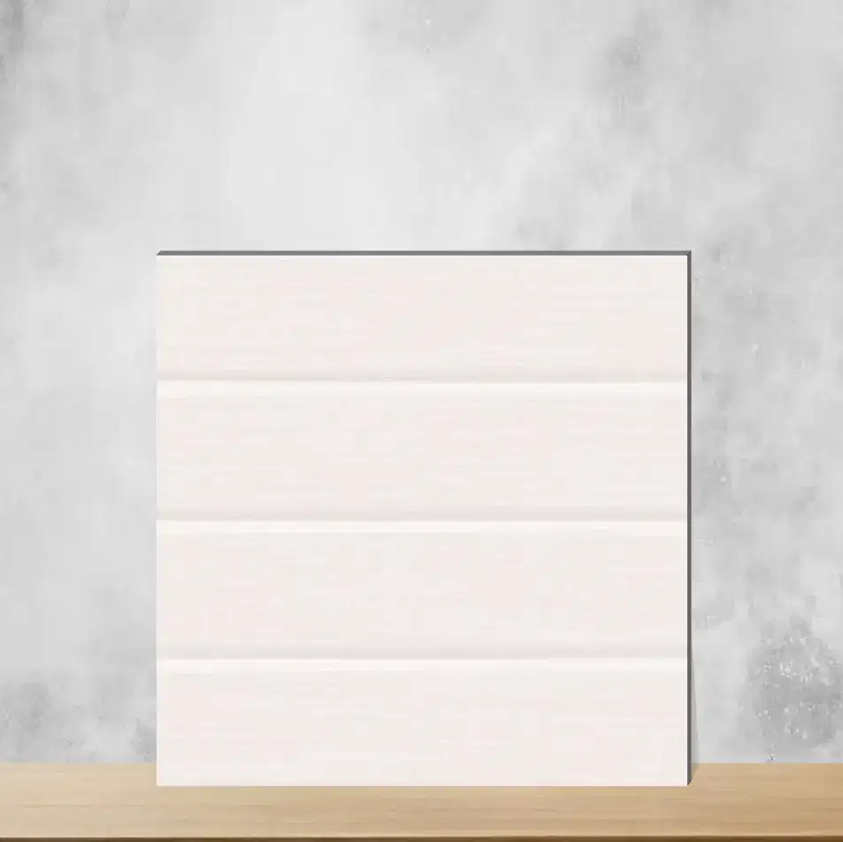 Light Marshmallow Plain Solids Rectangular Tiles TL-3337-C (18x12 inch | 7 mm)-0