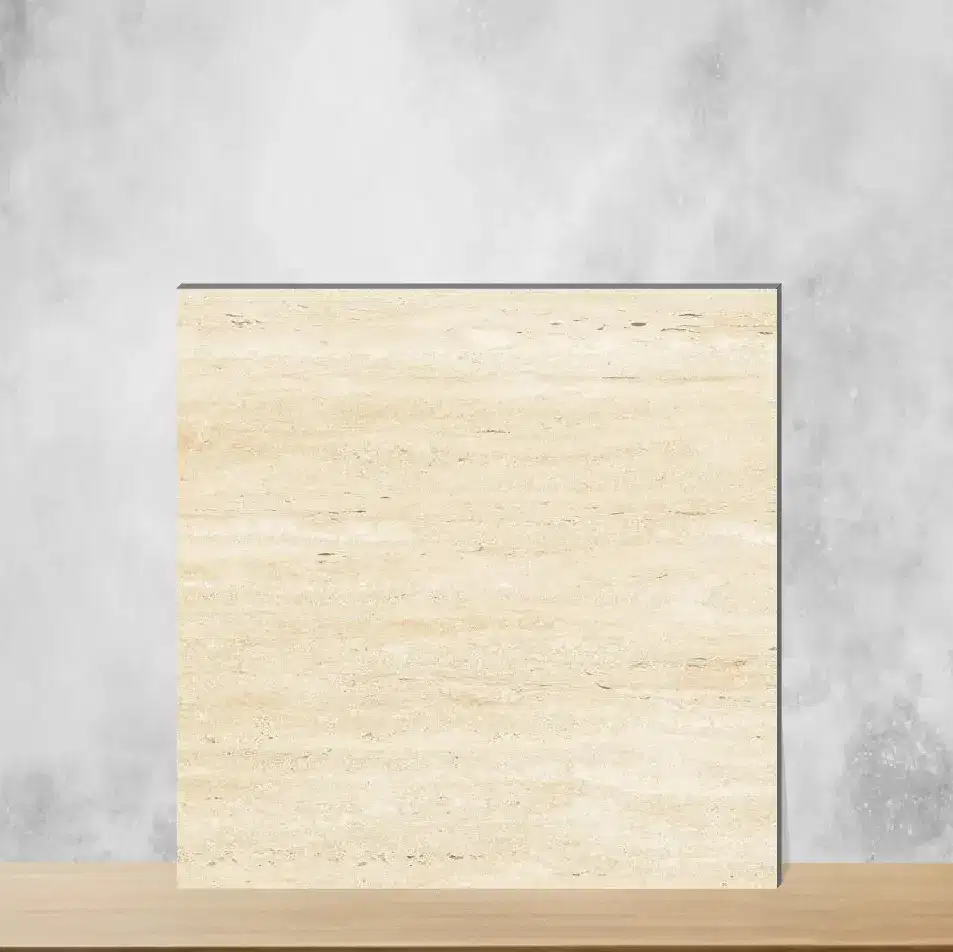 Butter Cream Marbles & Stones Square Tiles TL-3386 (2x2 feet | 9.5 mm)-0