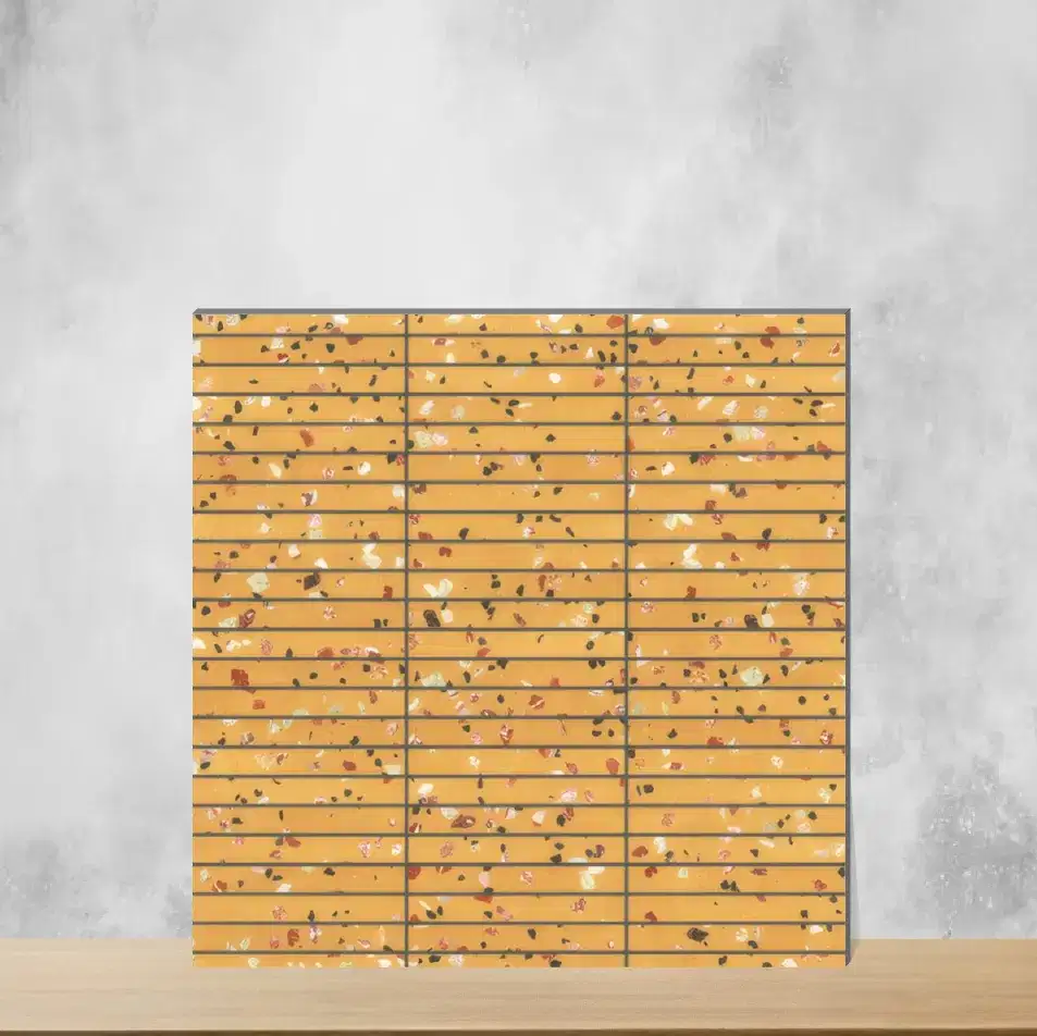 Ceramic Kitkat Yellow Matt Square Tiles TL-3444-F (12x12 inch | 9.5 mm)-0