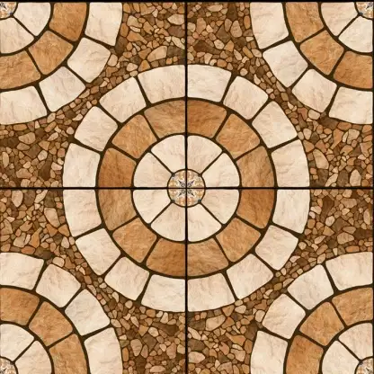 Vitrified Marbles & Stones Matt Square Tiles TL-3448 (16x16 inch | 12 mm)-0