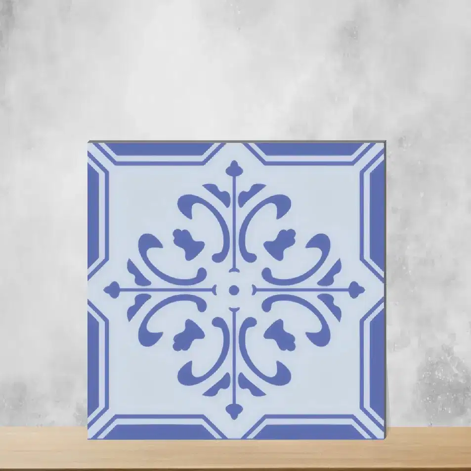 Vitrified Moroccans Matt Square Tiles TL-3484 (12x12 inch | 10 mm)-0