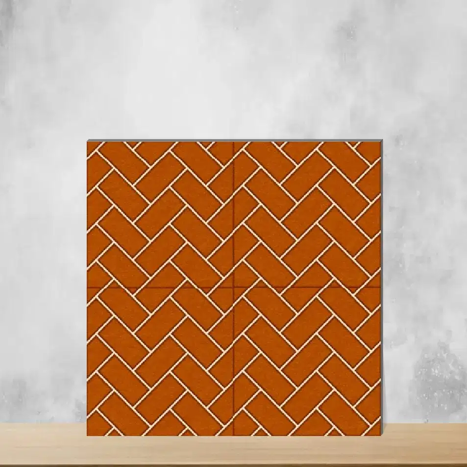 Vitrified Geometric & Abstracts Matt Square Tiles TL-3567 (16x16 inch | 12 mm)-0