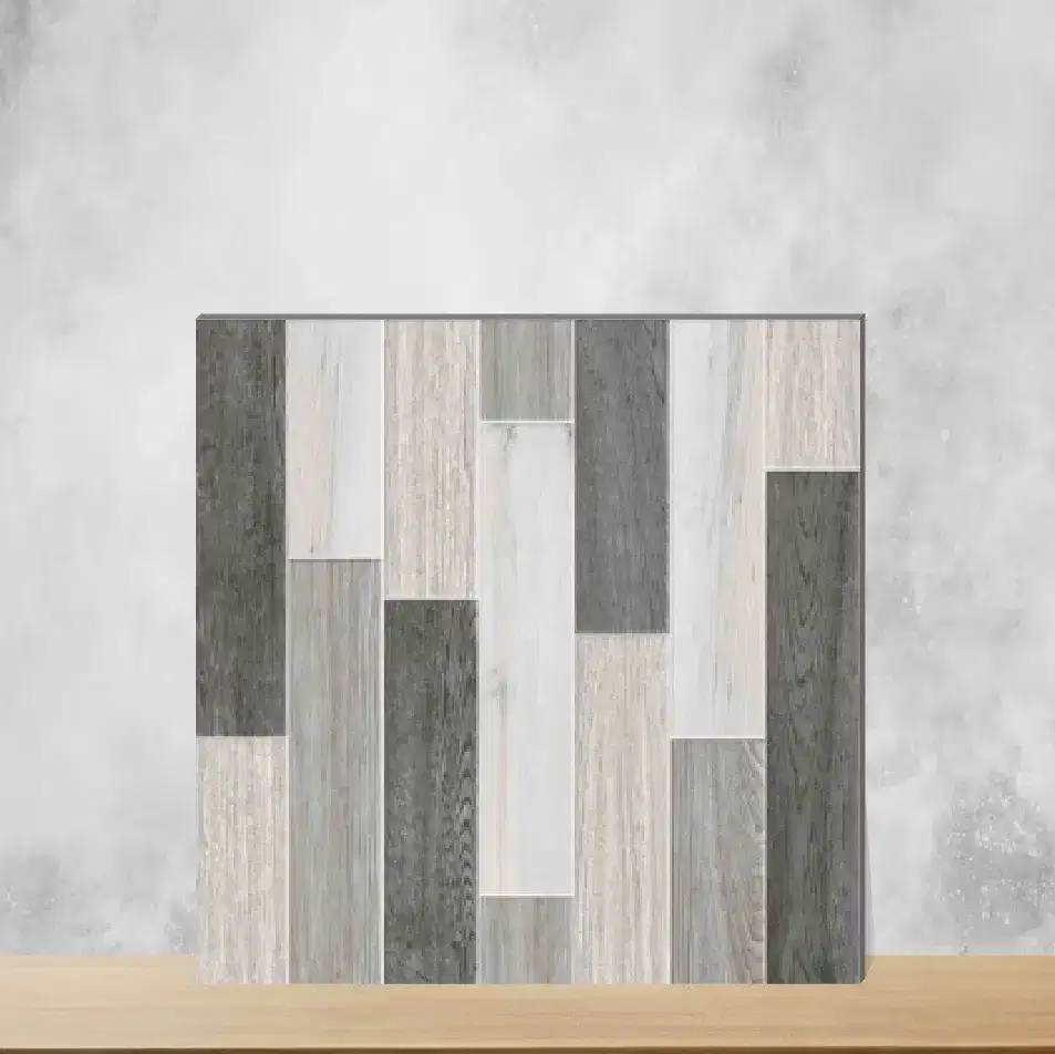 Vitrified Punch Textures Matt Square Tiles TL-3624 (2x2 feet | 9.5 mm)-0