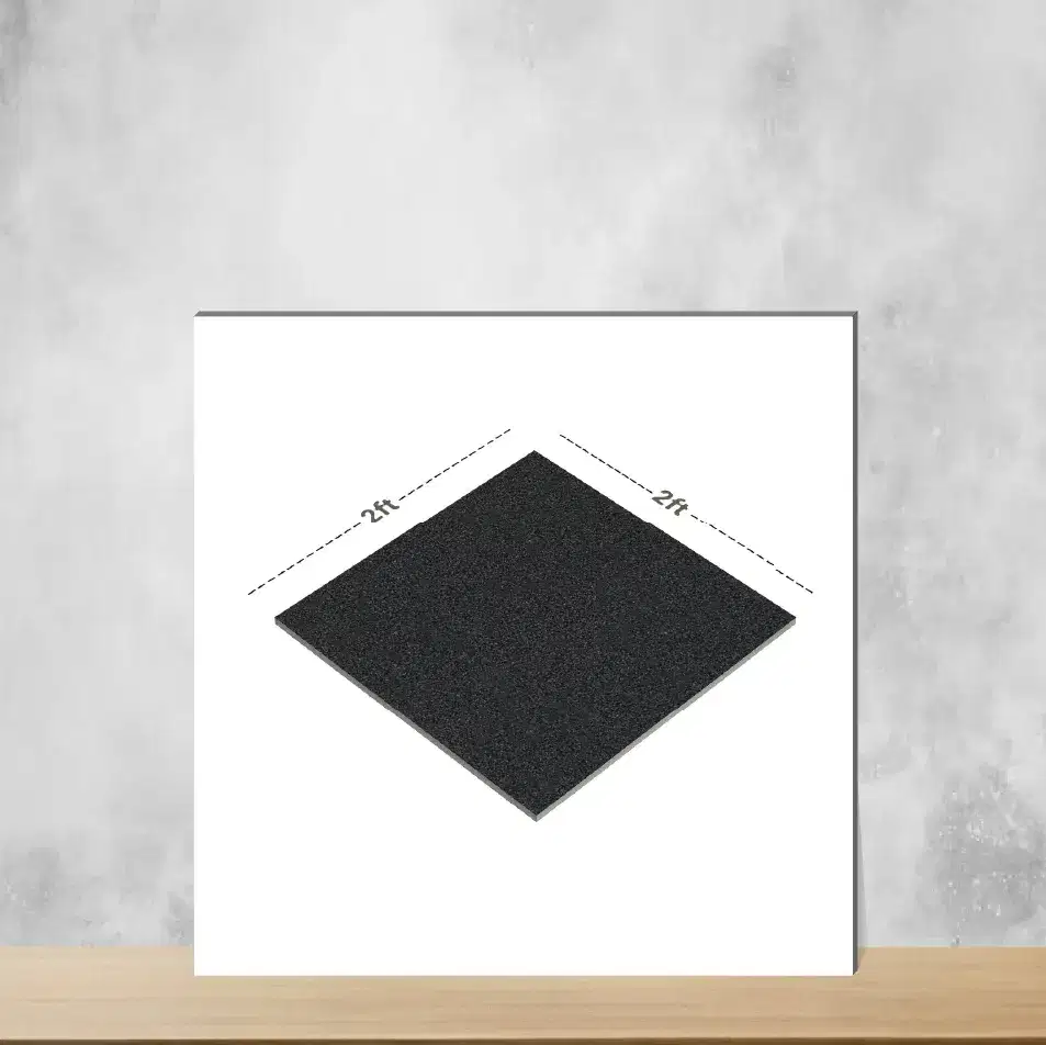 Black Olive Punch Textures Square Tiles TL-3632 (2x2 feet | 9.5 mm)-0