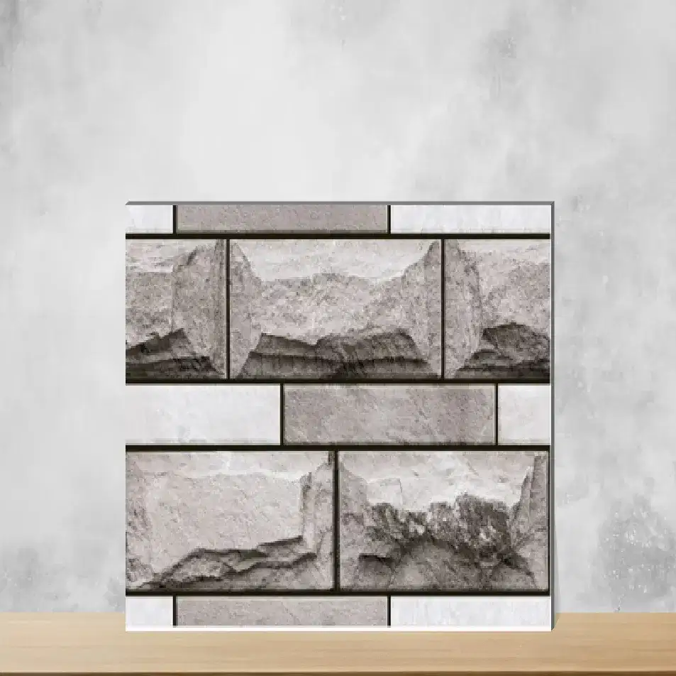 Ceramic Marbles & Stones Matt Rectangular Tiles TL-4262 (12x18 inch | 8 mm)-0