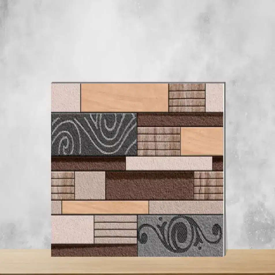 Ceramic Elevation Stone Matt Rectangular Tiles TL-4271 (12x18 inch | 8 mm)-0