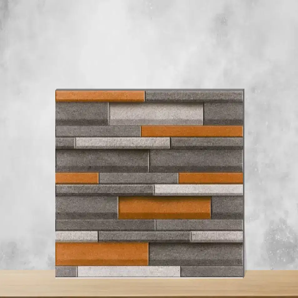 Ceramic Elevation Stone Matt Rectangular Tiles TL-4290 (12x18 inch | 8 mm)-0