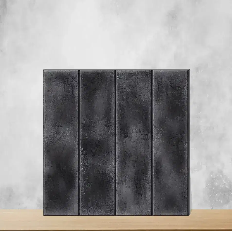 Ceramic Artefic Noir Matt Square Tiles TL-4355-C (12x12 inch | 9 mm)-0