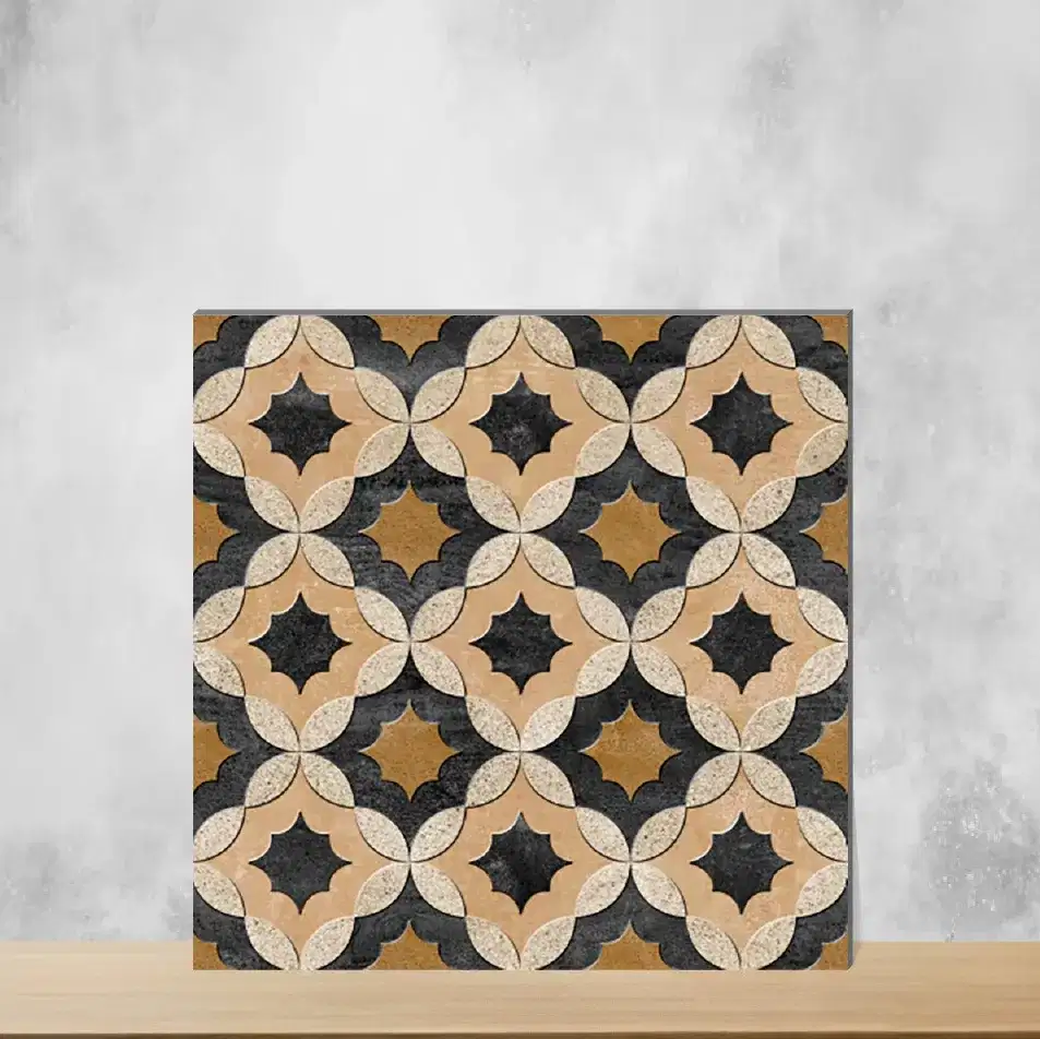 Vitrified Moroccans Matt Square Tiles TL-4470 (2x2 feet | 9 mm)-0