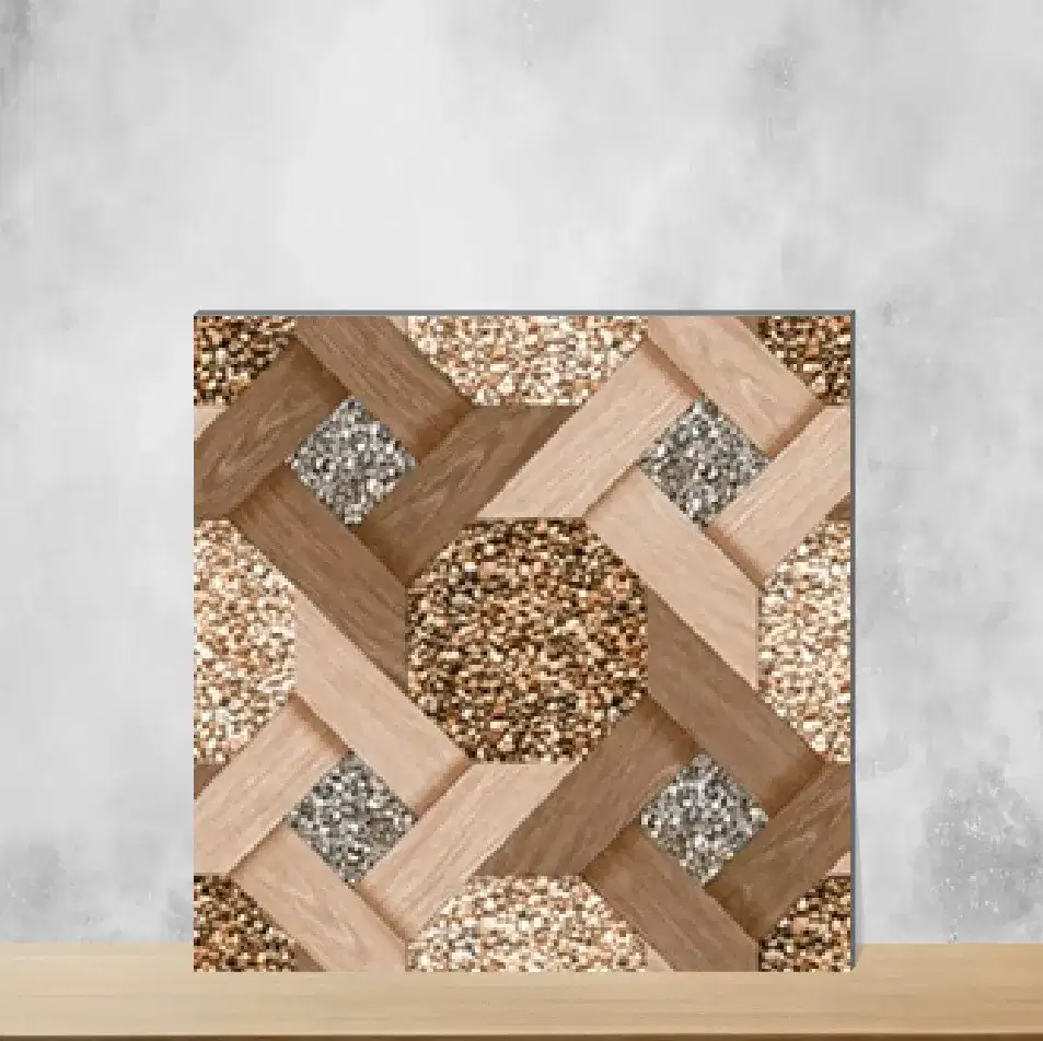 Vitrified Chestnut Drift Punch Textures Matt Square Tiles TL-4626 (16x16 inch | 12 mm)-0