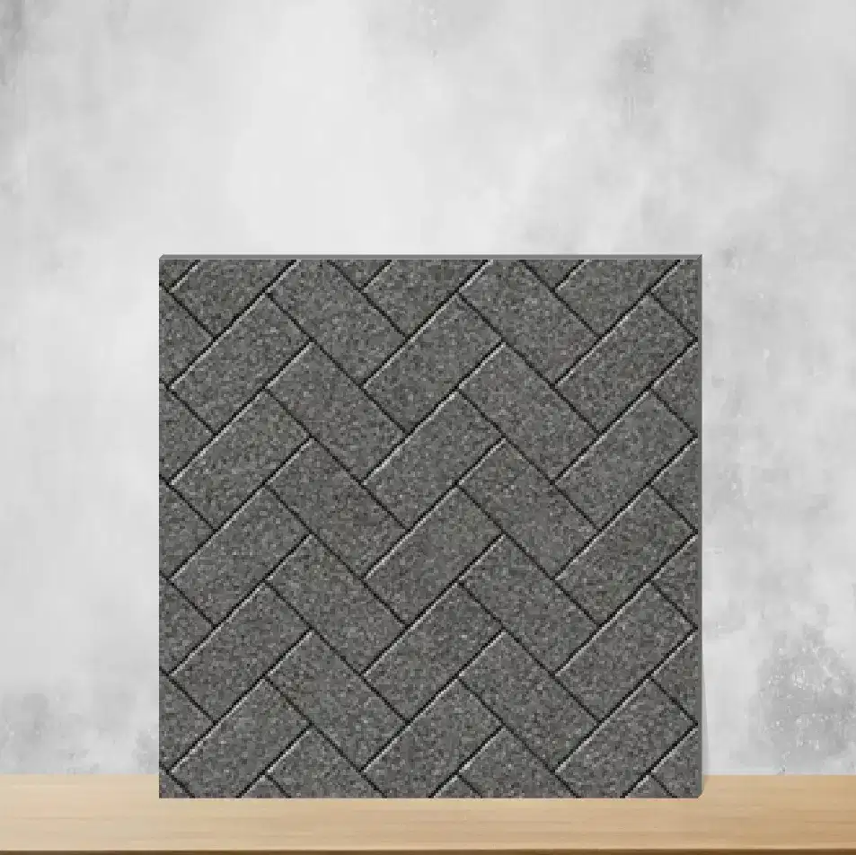 Vitrified Cloud Harbor Punch Textures Matt Square Tiles TL-4628 (16x16 inch | 12 mm)-0
