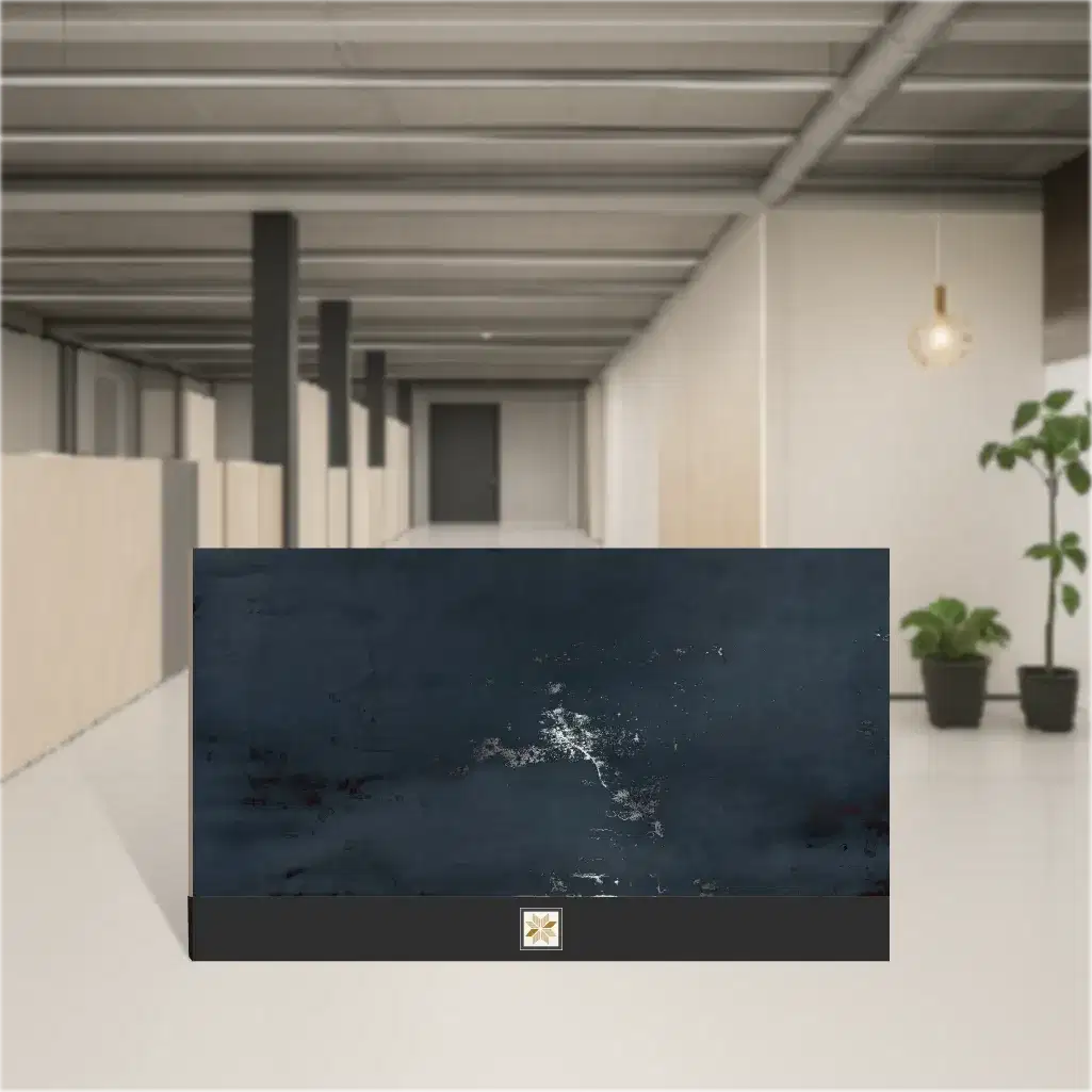 Ferro Cobalt Metallic Finish Matt Rectangular Tiles TL-4845-C (4x2 feet | 9 mm)-0