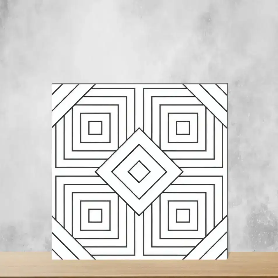 Vitrified Moroccans Matt Square Tiles TL-5097 (12x12 inch | 9 mm)-0