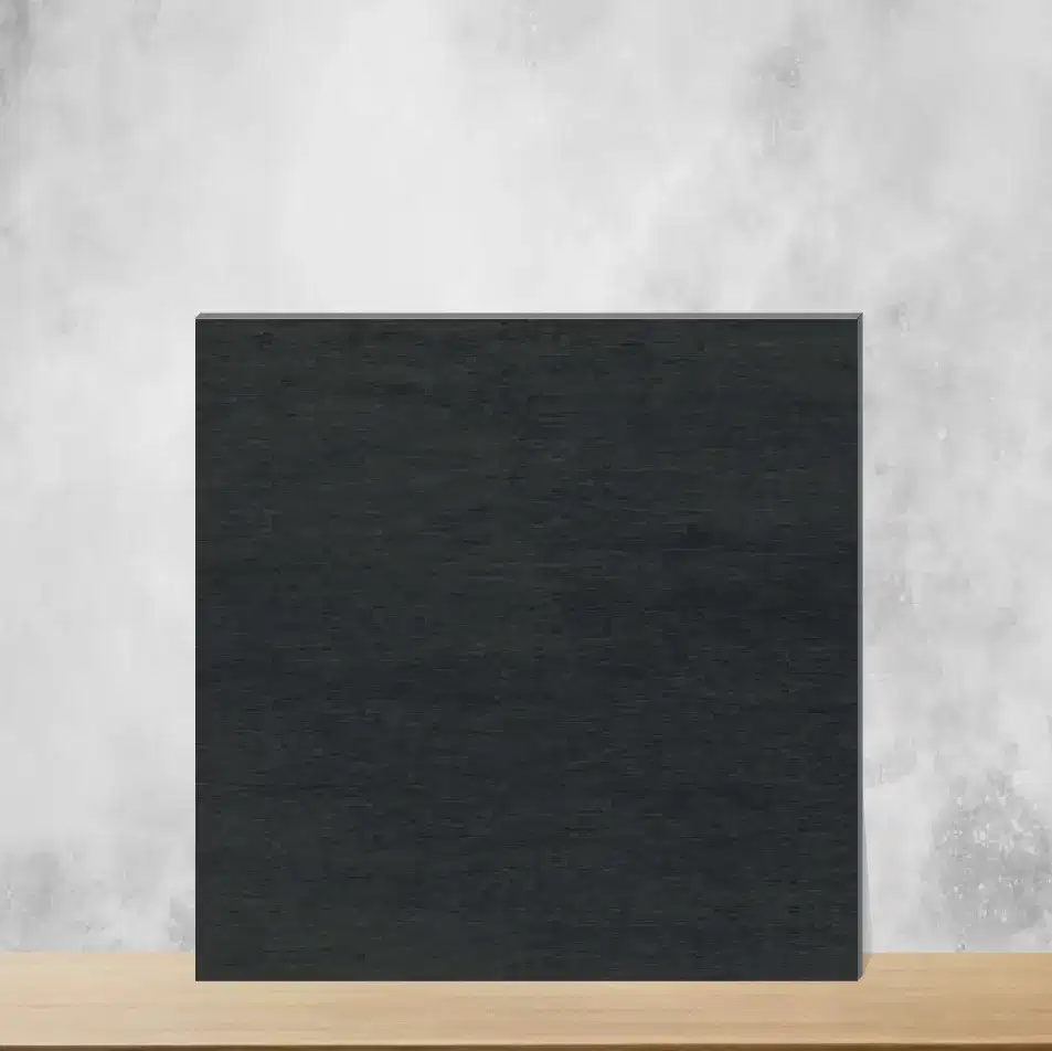 Vitrified Trend Black Plain Solids Matt Rectangular Tiles TL-5186-C (12x3 inch | 8.5 mm)-0