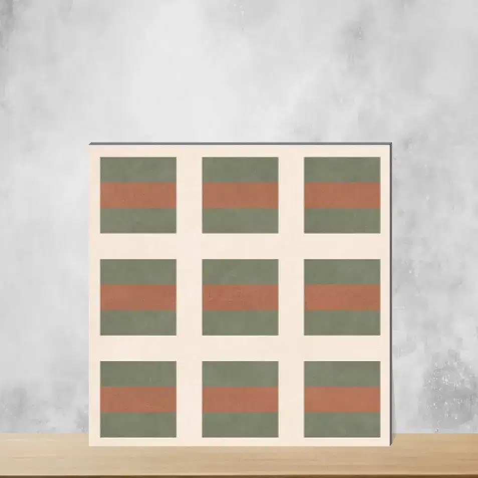 Vitrified Trend Terra Decor 5021 Moroccans Matt Square Tiles TL-5210 (8x8 inch | 8 mm)-0