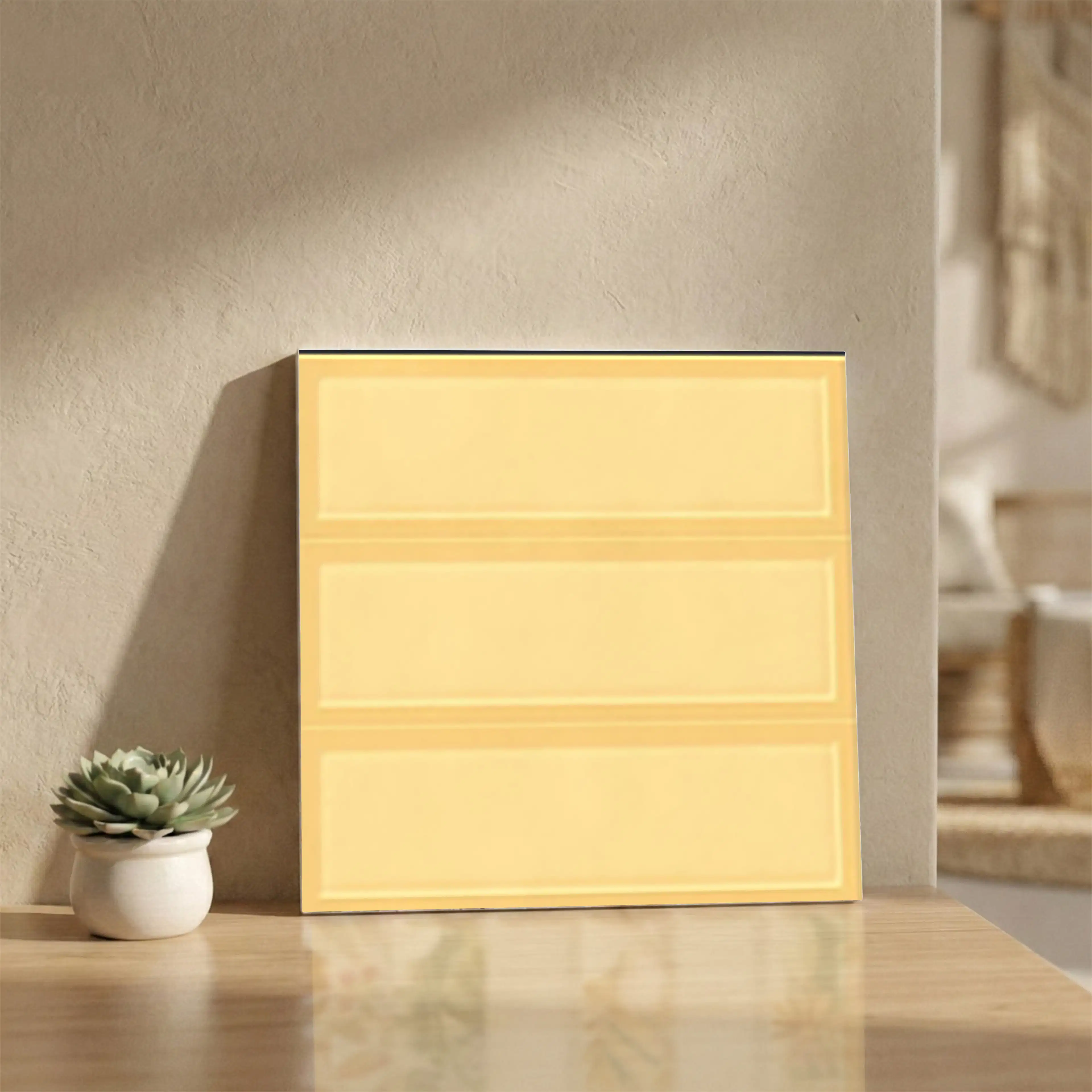 Ecoblend Sandy Glossy Patterned 1x1 ft 10mm Tile | TL-52689-F-0