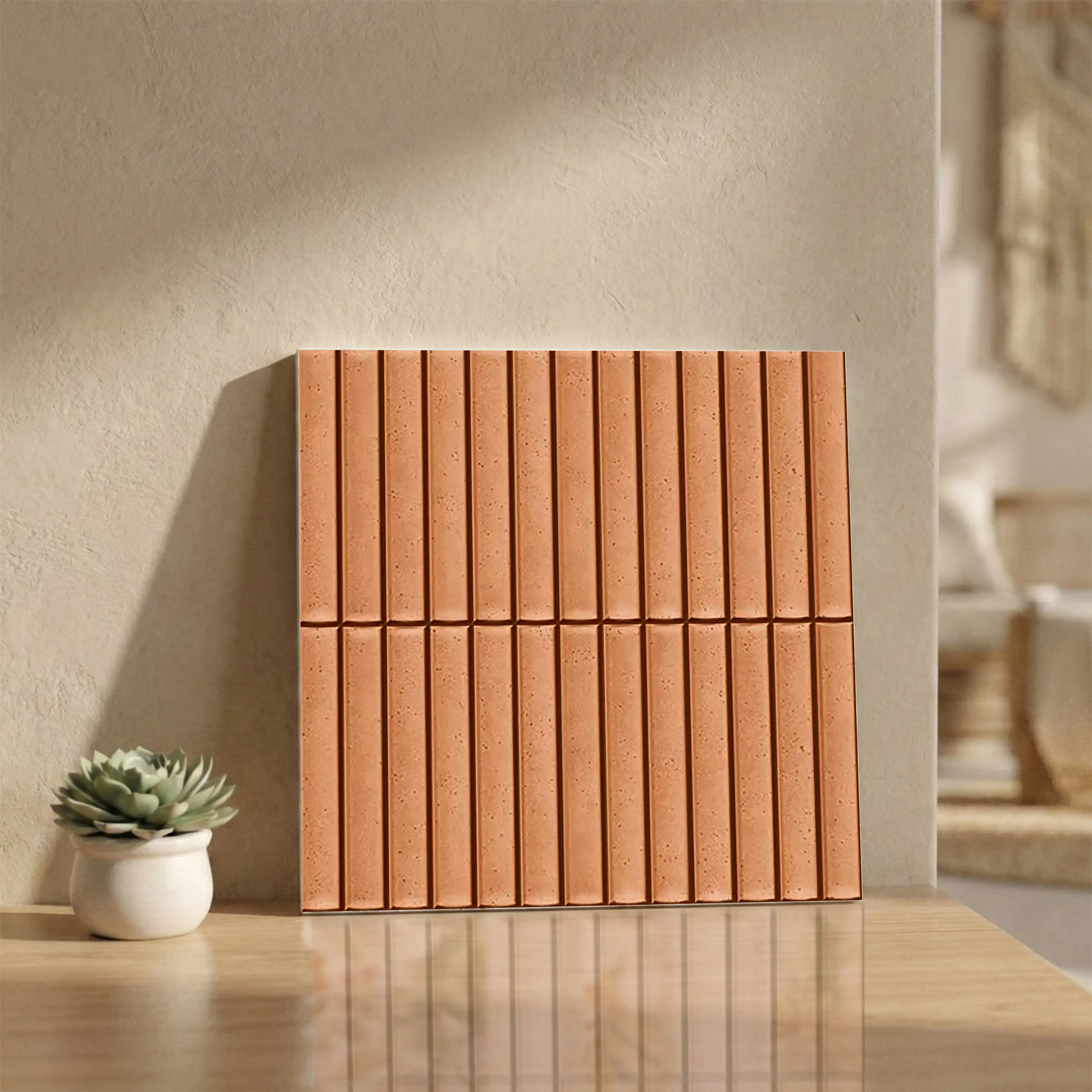 Drift Coral Glue Decor Glue Finish Patterned 1x1 ft 10mm Tile | TL-52699-A-0