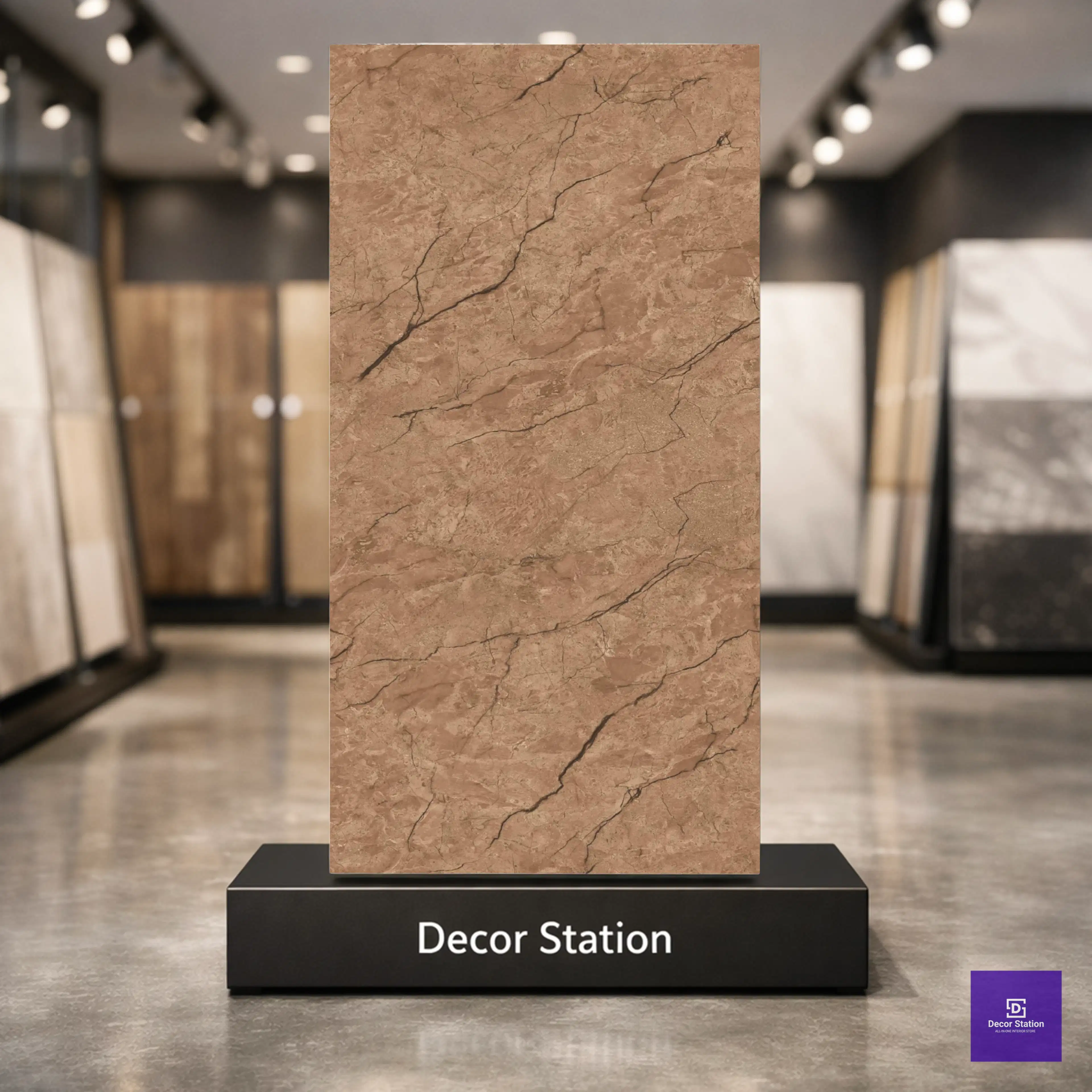 Averio Choco Marble Look Carving 2x4 ft 8.5mm tile-0