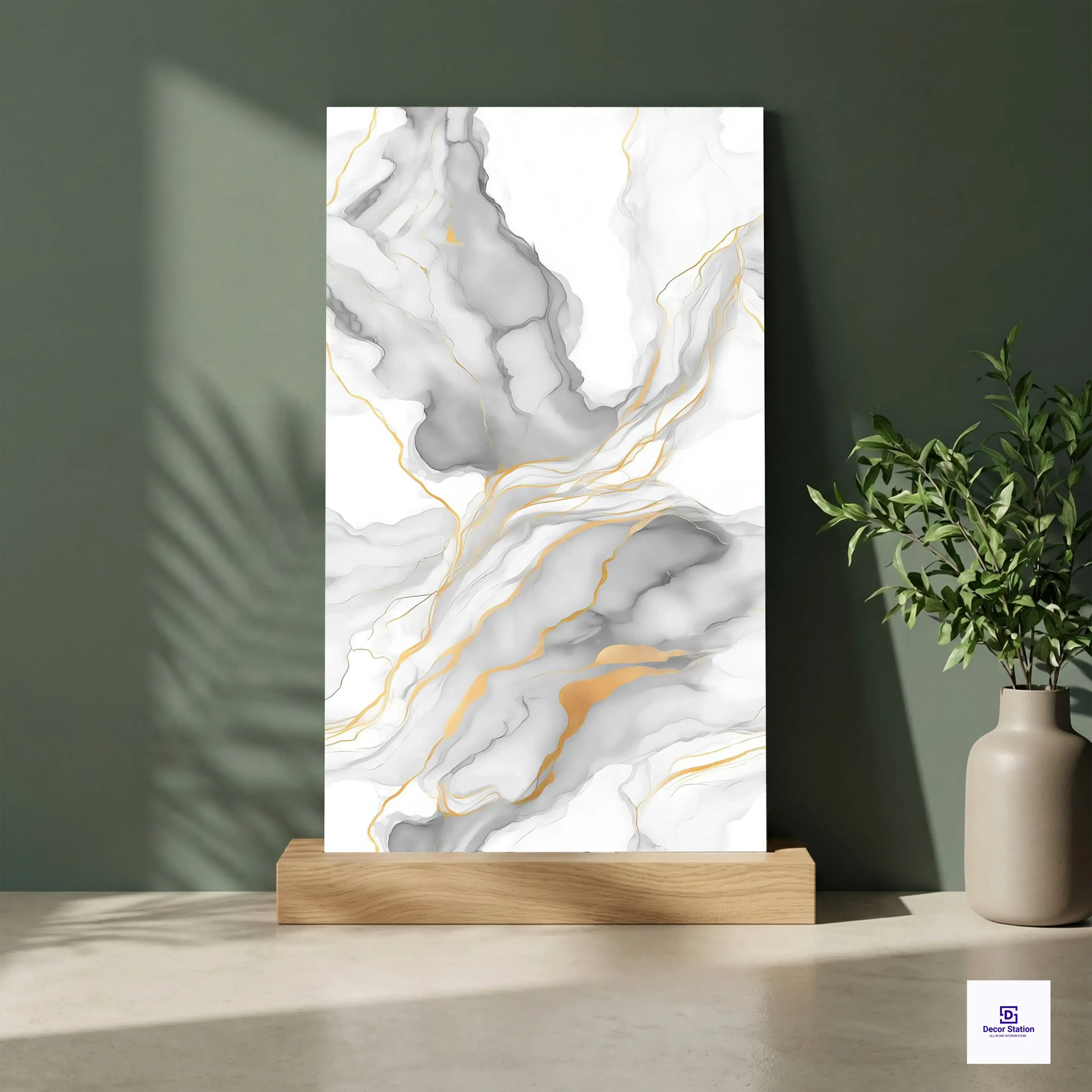 Multi Colour Velding grey and Bianco Glossy 2x4 ft 8.5mm Tile | TL-53473-C-0