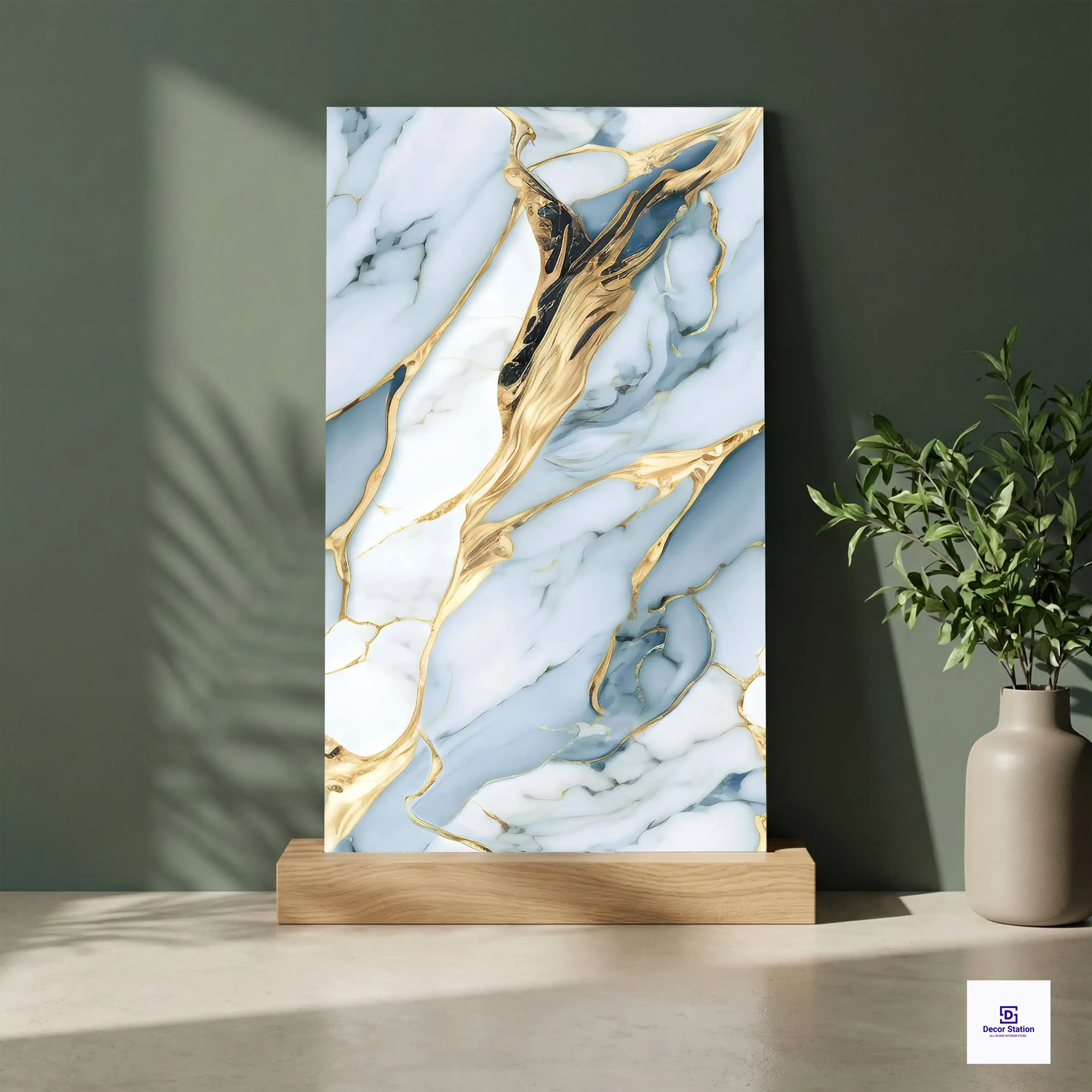 Gold Ottoman Gold Glossy 2x4 ft 8.5mm Tile | TL-53492-B-0