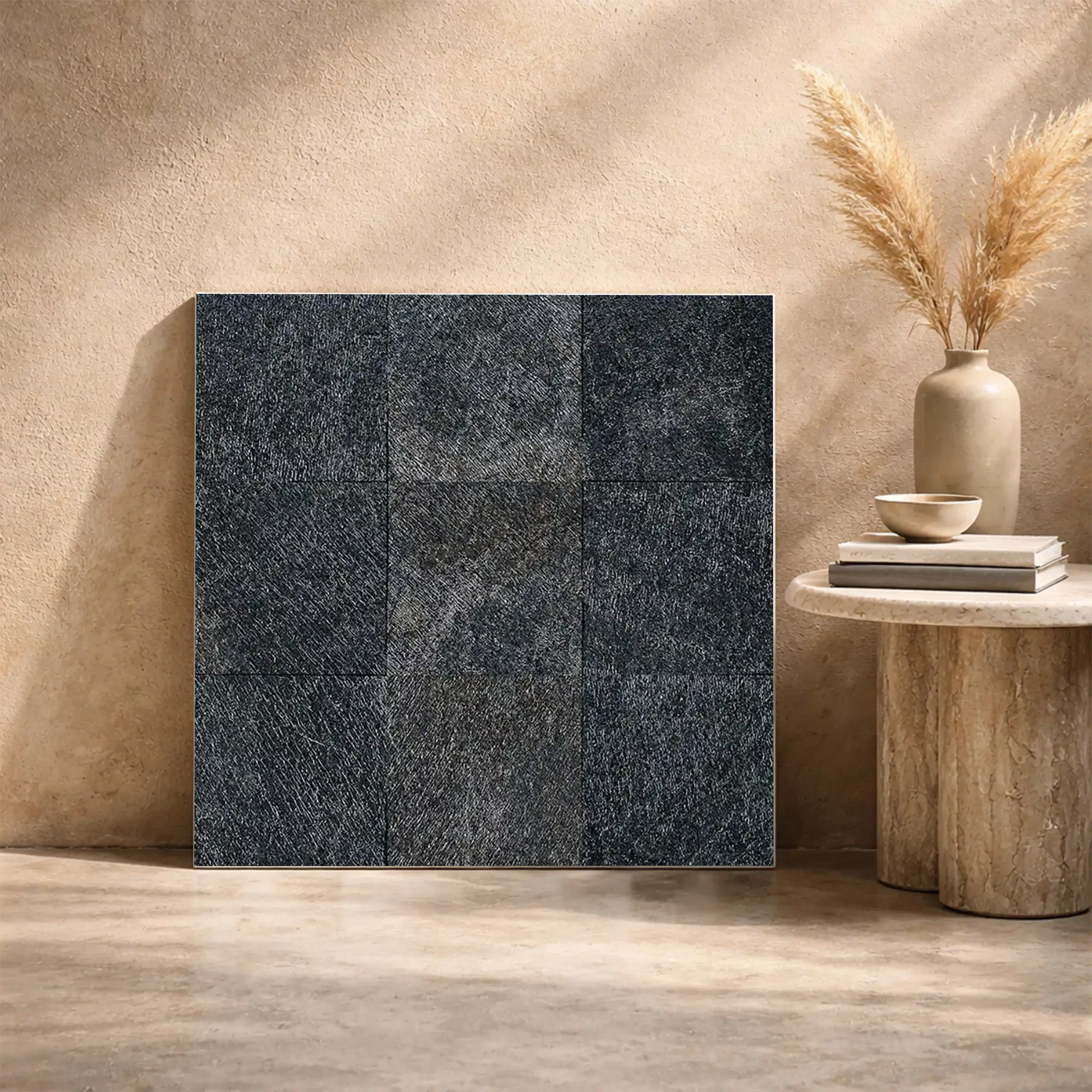 RIO SLATE 20 DK Stone Slate Outdoor 1.6x1.6 ft 11mm Parking Tile | TL-53527-A-0
