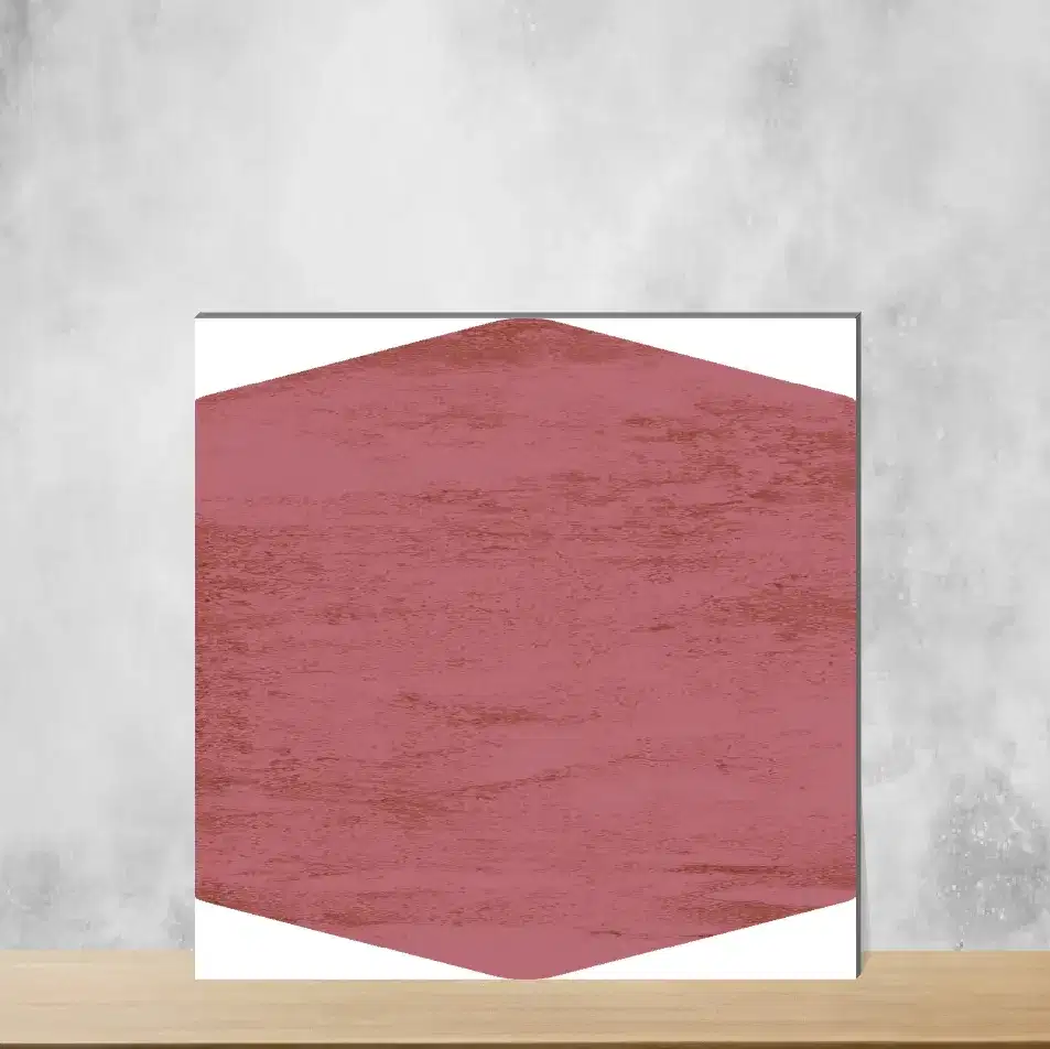 Ceramic Cavalier Picket Rose Glow Glossy Rectangular Tiles TL-5886-E (12x3 inch | 10 mm)-0