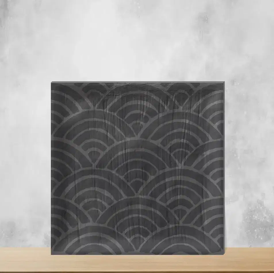 Ceramic Nordica Smoky Drift Glossy Square Tiles TL-5928-B (8x8 inch | 8 mm)-0