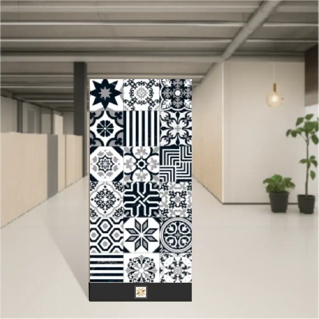 Vitrified Moroccans Glossy Rectangular Tiles TL-6013 (4x2 feet | 9 mm)-0