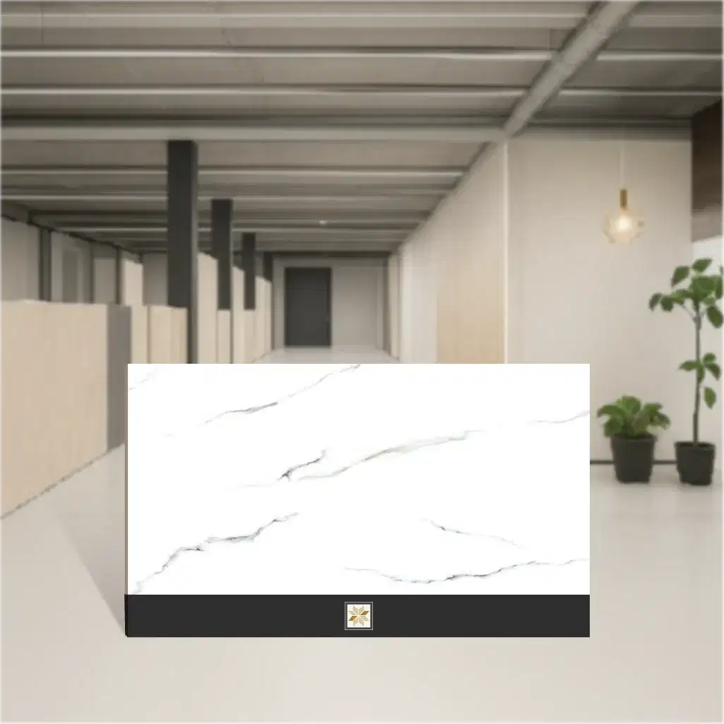 Vitrified Marbles & Stones Glossy Rectangular Tiles TL-6016 (4x2 feet | 9 mm)-0