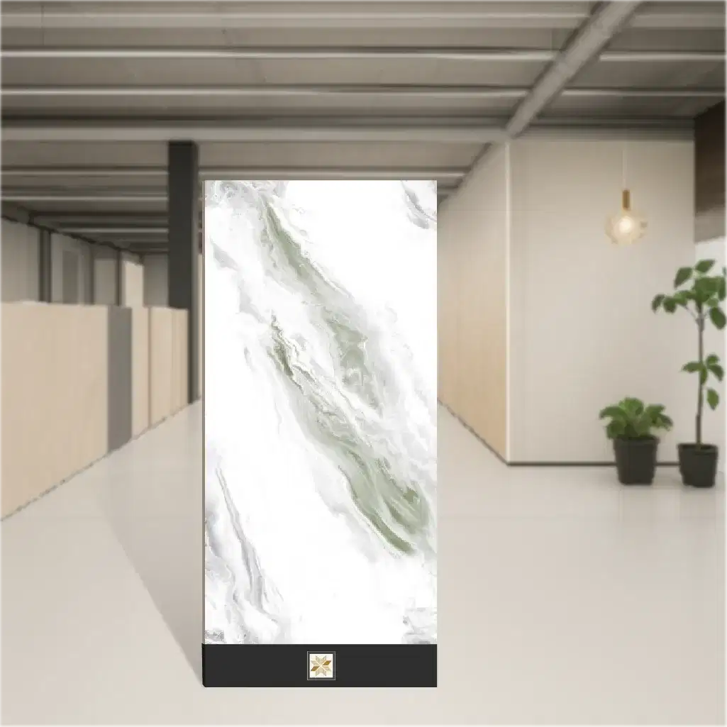 Vitrified Marbles & Stones Glossy Rectangular Tiles TL-6020 (4x2 feet | 9 mm)-0